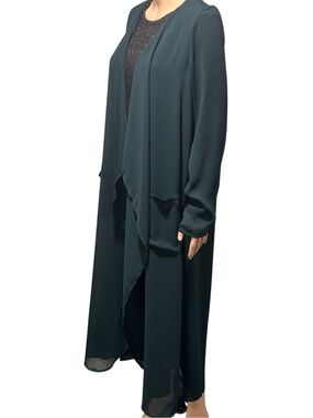 Forever 21 women green long sleeve cardigan